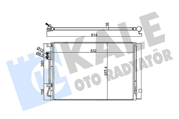 KLİMA KONDENSERİ ACCENT BLUE 1.4İ / KIA RIO III (A...