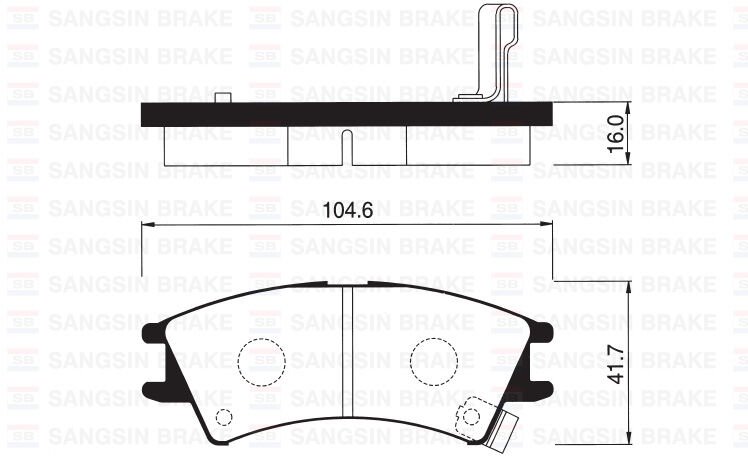 ÖN BALATA ATOS 1.0I (98-01) ATOS PRIME 1.0I (99-01...