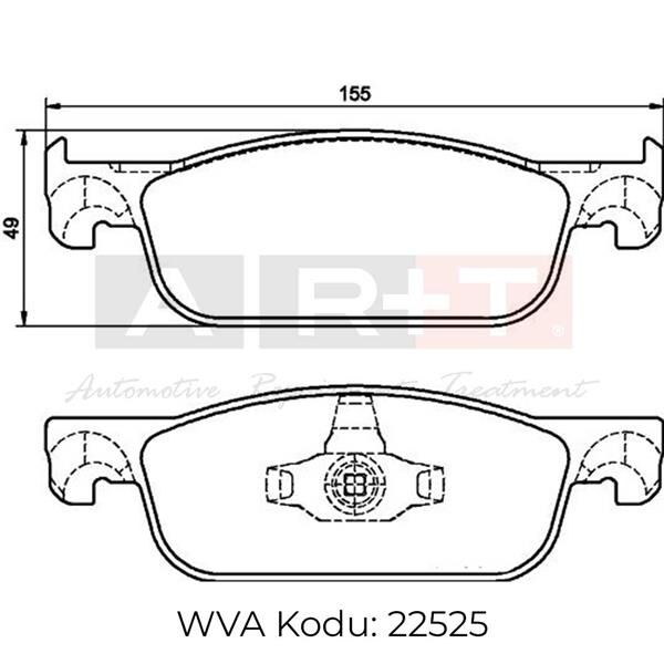 ÖN FREN BALATASI RENAULT CLIO IV 12> SYMBOL III...