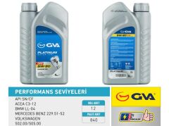 MOTOR YAĞI 5W30 1 LT PLATINUM PARTİKÜLLÜ-DPF TAM S...