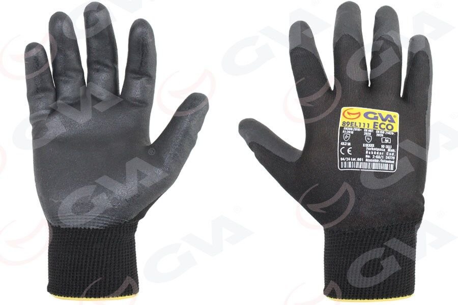 İŞ ELDİVENİ AVUÇ İÇİ KÖPÜK NİTRİL KAPLAMA EKO (PK:...