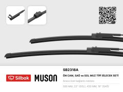 SİLECEK SÜPÜRGESİ 580/450mm (MUZ TİPİ) ALFA ROMEO ...
