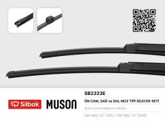 SİLECEK SÜPÜRGESİ 580/580mm (MUZ TİPİ) AUDI A8 02&...