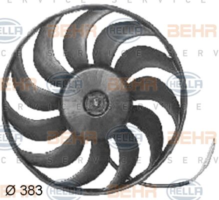 FAN MOTORU SOL A6 BLB-BRE-CCDA 2,0 TDI-2,8 FSI-3,0 TFSI  05-11