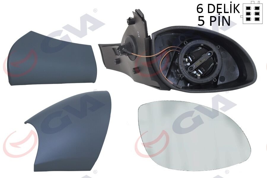 DIŞ DİKİZ AYNASI SAĞ VECTRA B 96> ELEKTRİKLİ+IS...
