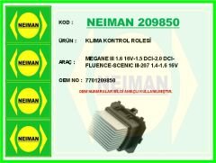 KLIMA KONTROL ROLESİ MEGANE III 1.6 16V-1.5 DCI-2....