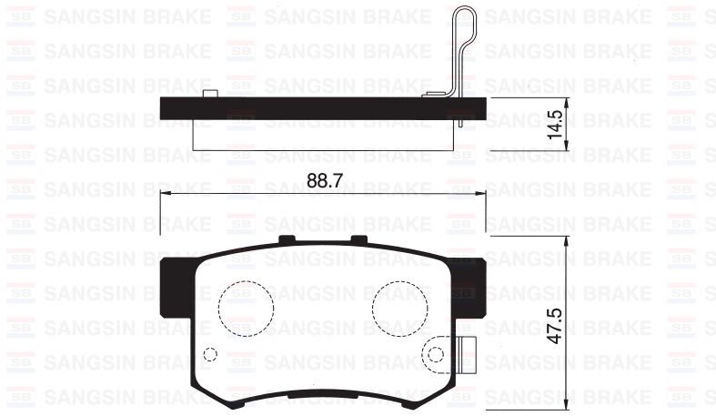 ARKA FREN BALATA HONDA CIVIC 1.6L D16 VTEC VTI 01-...