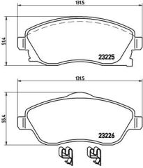 ÖN BALATA COMBO C-CORSA C 1.3-1.7 CDTI 01=> MER...