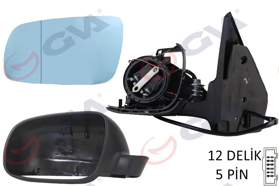 DIŞ DİKİZ AYNASI SOL GOLF-BORA 98> ELEKTRİKLİ+I...