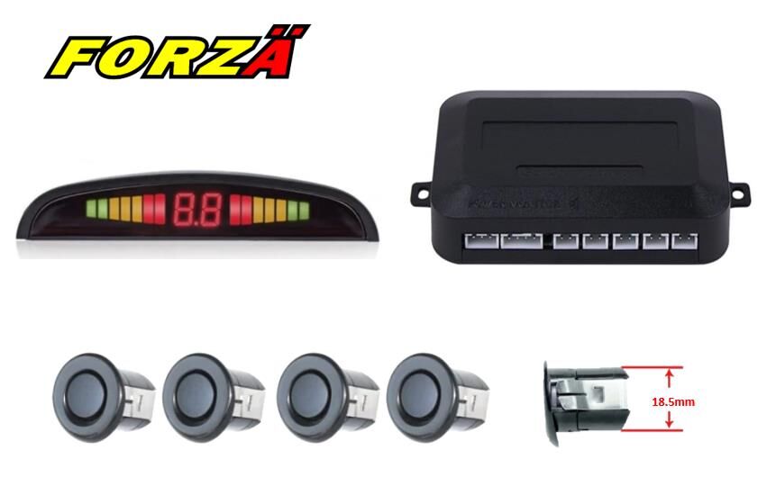 PARK SENSÖRÜ LEDLİ SES İKAZLI SİYAH GÖZ 18MM