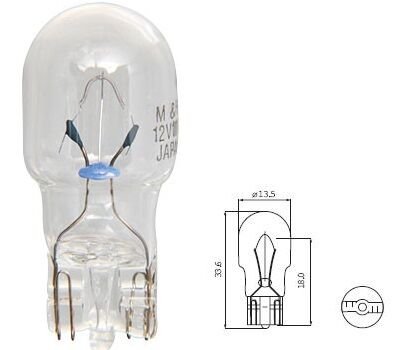 10W DİPSİZ B.KAFA T13 12V. 10W.