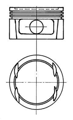 (x) MOTOR PİSTON+SEGMAN 0.50 C2.0 XE-4V ASTRA F-CA...