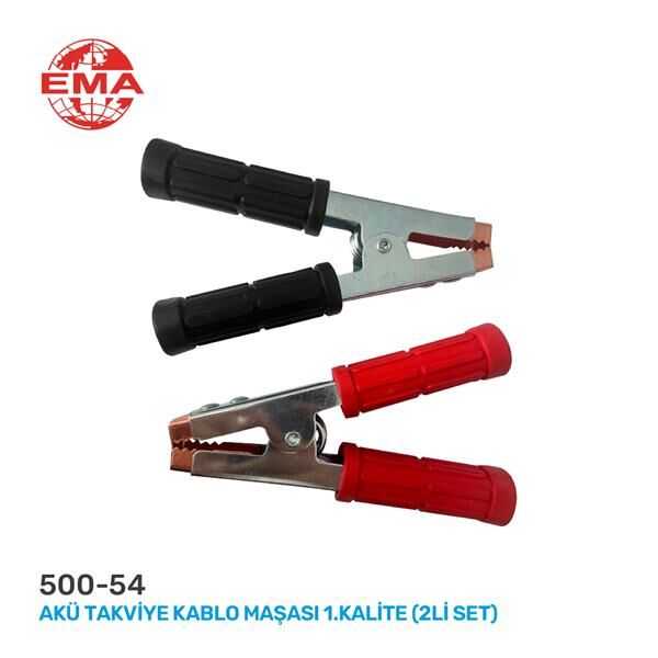 AKÜ TAKVİYE KABLO MAŞASI 1.KALİTE (2Lİ SET)