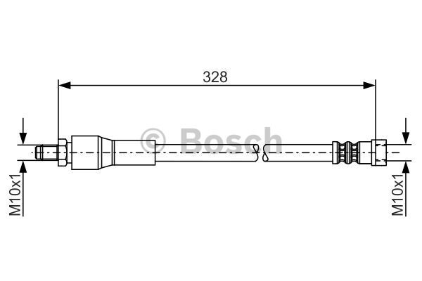 FREN HORTUMU ARKA W639 VITO 04-
