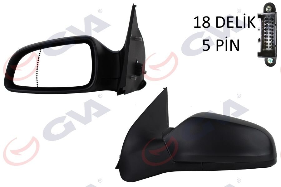 DIŞ DİKİZ AYNASI SOL ASTRA H 04> ELEKTRİKLİ+ISI...