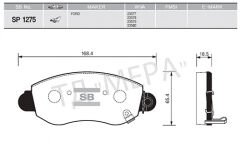 ON FREN BALATASI TRANSIT V184 01>06 A.CEKER
