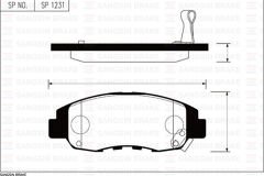 ÖN FREN BALATA HONDA ACCORD 2,0L F20A F20B (CB CD ...