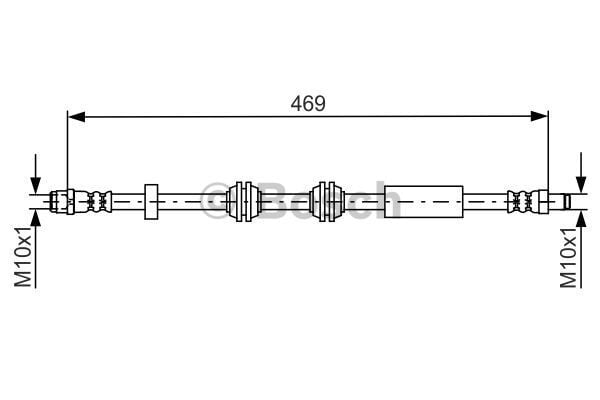 FREN HORTUMU ON 469MM W205-213-238-257 14-