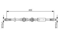 FREN HORTUMU ON 469MM W205-213-238-257 14-