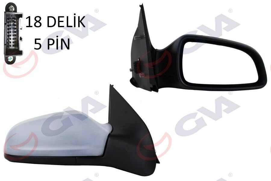 DIŞ DİKİZ AYNASI SAĞ ASTRA H 04> ELEKTRİKLİ+ISI...