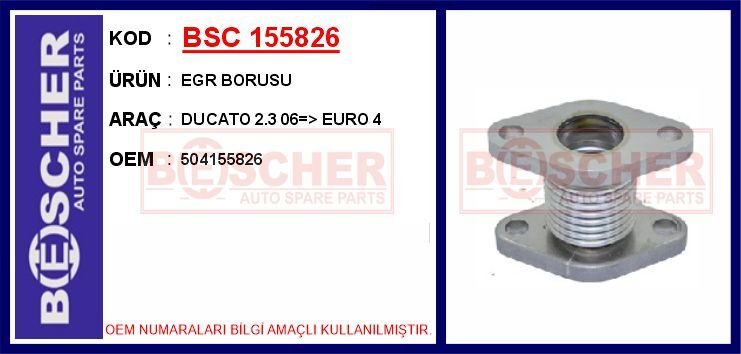 EGR BORUSU DUCATO 2.3 06=> EURO 4