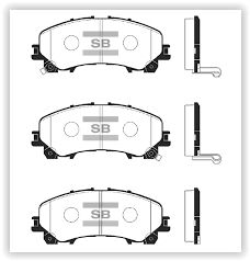 ÖN FREN BALATA NISSAN X-TRAIL 1.6L R9M Dci T32 diz...