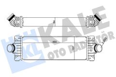TURBO INTERCOOLER RADYATOR TRANSIT V347 11>14 ...