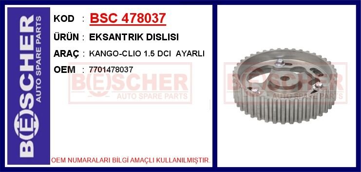 EKSANTRIK DISLISI MERCEDES OM607 W176 W246 C117 X1...