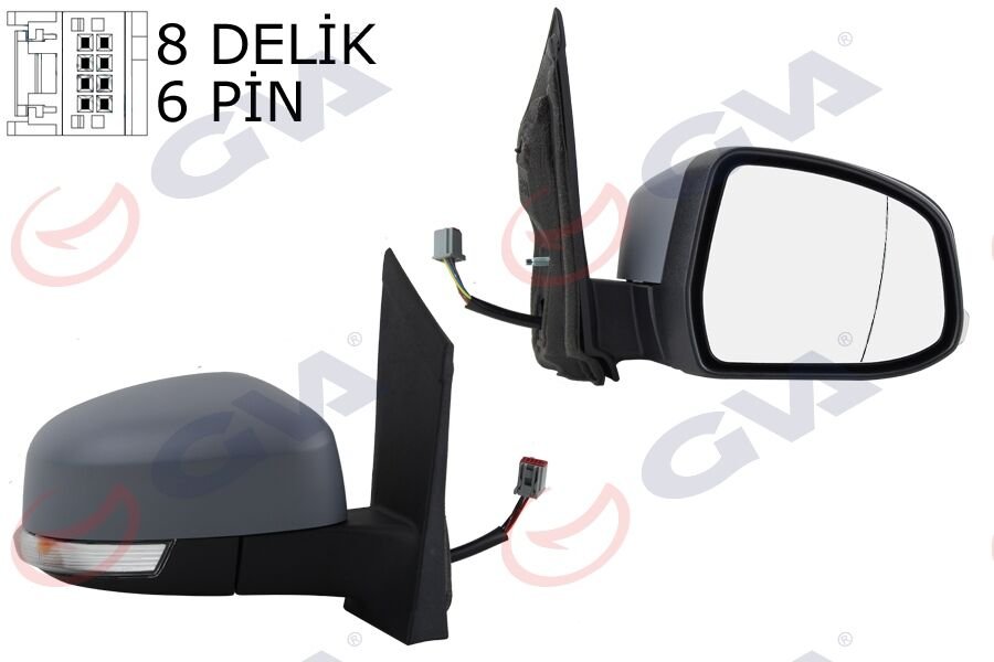 DIŞ DİKİZ AYNASI SAĞ FORD FOCUS 08> ELEKTRİKLİ-...