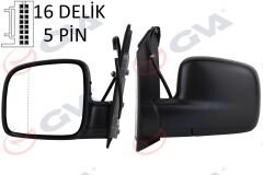 DIŞ DİKİZ AYNASI SOL CADDY 04> ELEKTRİKLİ+ISITM...