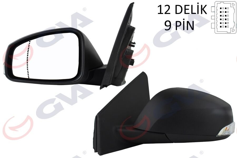 DIŞ DİKİZ AYNASI SOL MEGANE-FLUENCE 08> ELEKTRİ...