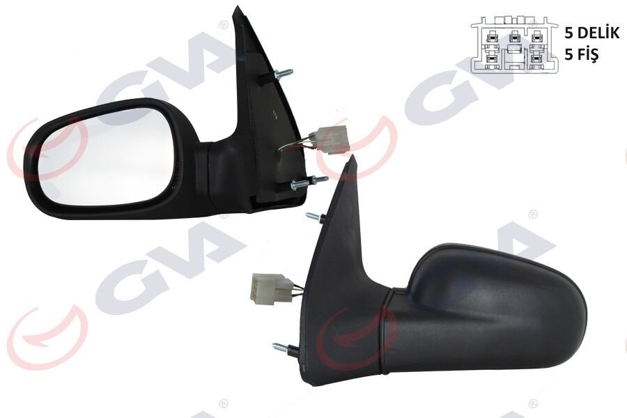 DIŞ DİKİZ AYNASI SOL CLIO (94-98) ELEKTRİKLİ+ISITM...