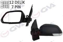 DIŞ DİKİZ AYNASI SOL POLO 05> ELEKTRİKLİ+ISITMA...
