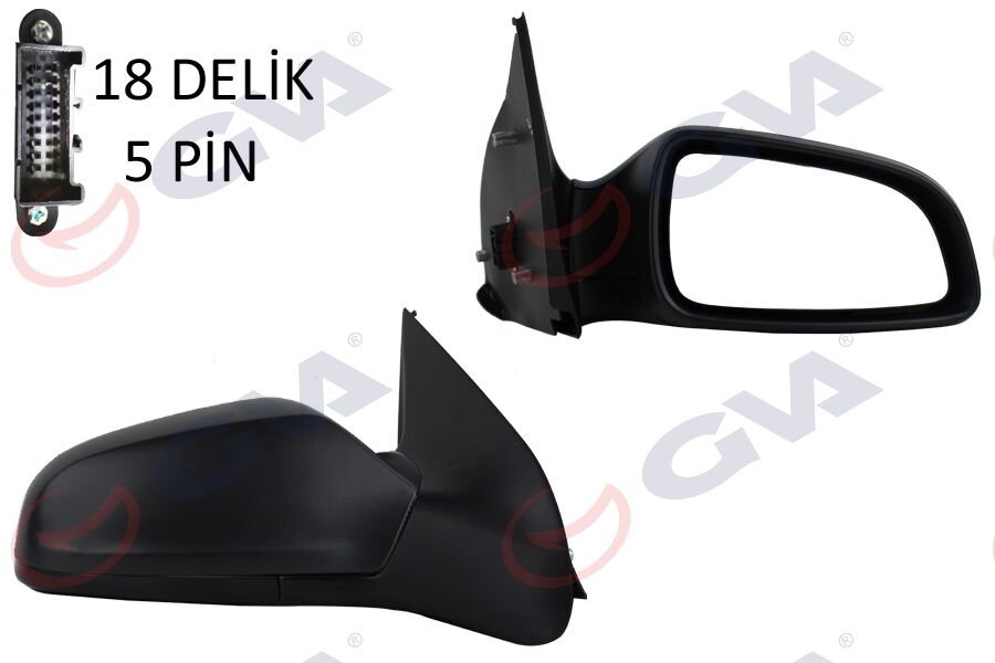 DIŞ DİKİZ AYNASI SAĞ ASTRA H 04> ELEKTRİKLİ+ISI...