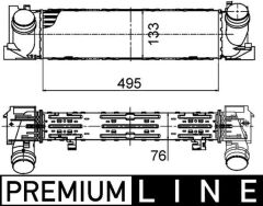 TURBO RADYATORU F20-F20 LCI-F21-F21 LCI-F22-F22 LCI-F23-F23 LCI-F30-F30 LCI-F31-F31 LCI-F34- GT -F35-F35 LCI-4F32-F32 LCI-F33-F36 GRAN COUPE 10-18