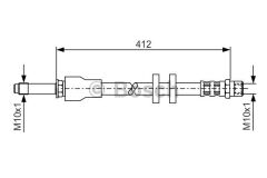 FREN HORTUMU ON VOLVO XC90 02-