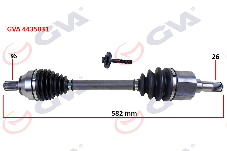 ÖN AKS KOMPLE SOL FORD FOCUS II 1.6TDCİ 04>11-C...