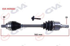ÖN AKS KOMPLE SOL FORD FOCUS II 1.6TDCİ 04>11-C...