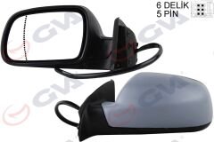 DIŞ DİKİZ AYNASI SOL 307 02> ELEKTRİKLİ+ISITMAL...