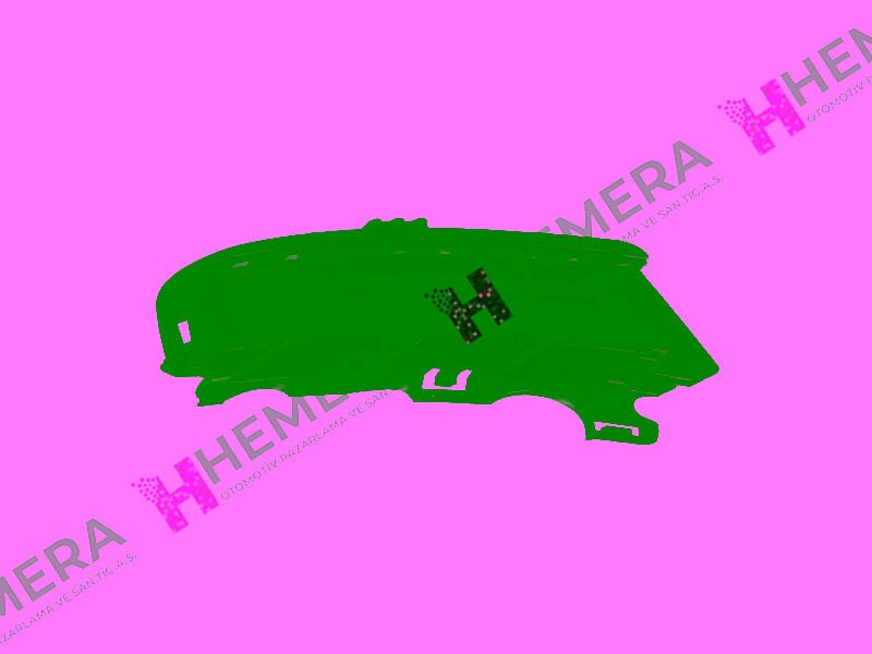 TAMPON IZGARASI ÖN SAĞ SİSSİZ VOLKSWAGEN GOLF 201...