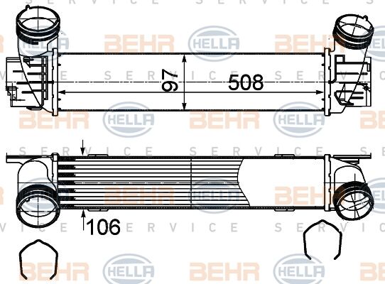 TURBO RADYATORU E90-E90 LCI-E91- E91 LCI-E92-E92 LCI-E93-E93 LCI-X1 E84 N47-N47N 05-15