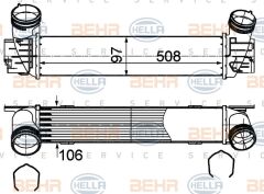 TURBO RADYATORU E90-E90 LCI-E91- E91 LCI-E92-E92 LCI-E93-E93 LCI-X1 E84 N47-N47N 05-15