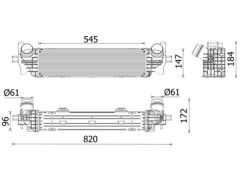 TURBO RADYATORU G30-G31-G32-G11-G12 B47-B57 17-