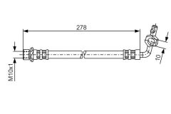 FREN HORTUMU ON RAV4 94-05