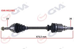 KOMPLE AKS SOL MEGANE II 1.4/1.6 16V-1.5 DCİ (02-0...