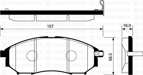 FREN BALATASI ÖN RENAULT KOLEOS 08> NISSAN NAVA...