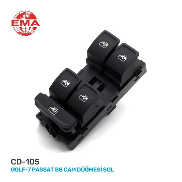 CAM DÜĞMESİ SOL GOLF 7-PASSAT B8
