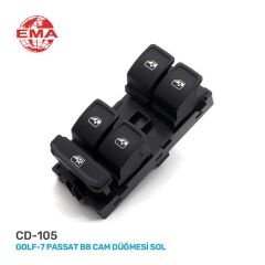 CAM DÜĞMESİ SOL GOLF 7-PASSAT B8