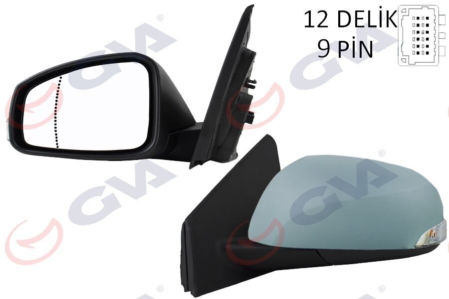 DIŞ DİKİZ AYNASI SOL MEGANE-FLUENCE 08> ELEKTRİ...