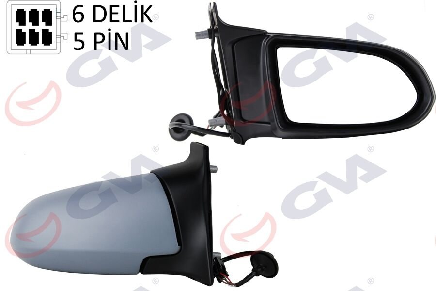DIŞ DİKİZ AYNASI SAĞ ZAFIRA A 99> ELEKTRİKLİ+IS...